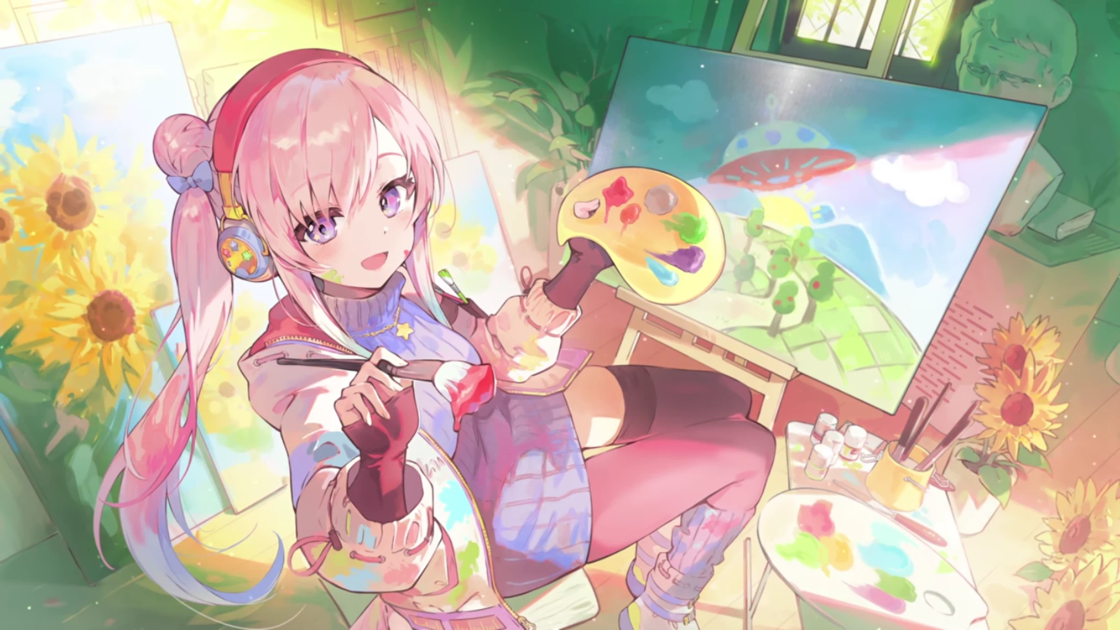 陽光射すCosmos Palette