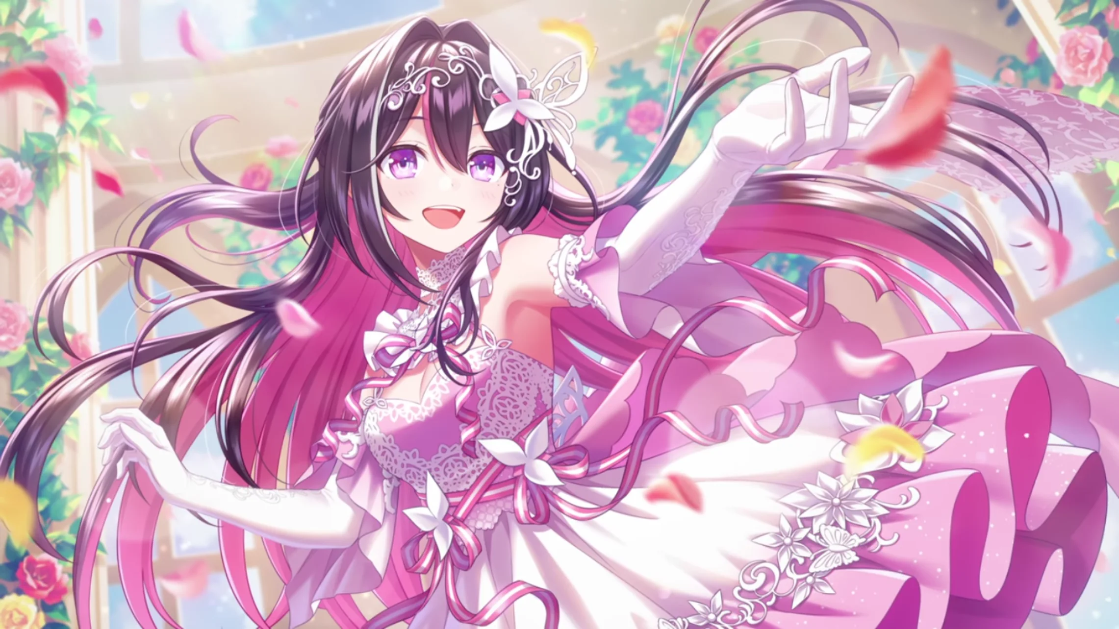 咲き誇る一途な花
